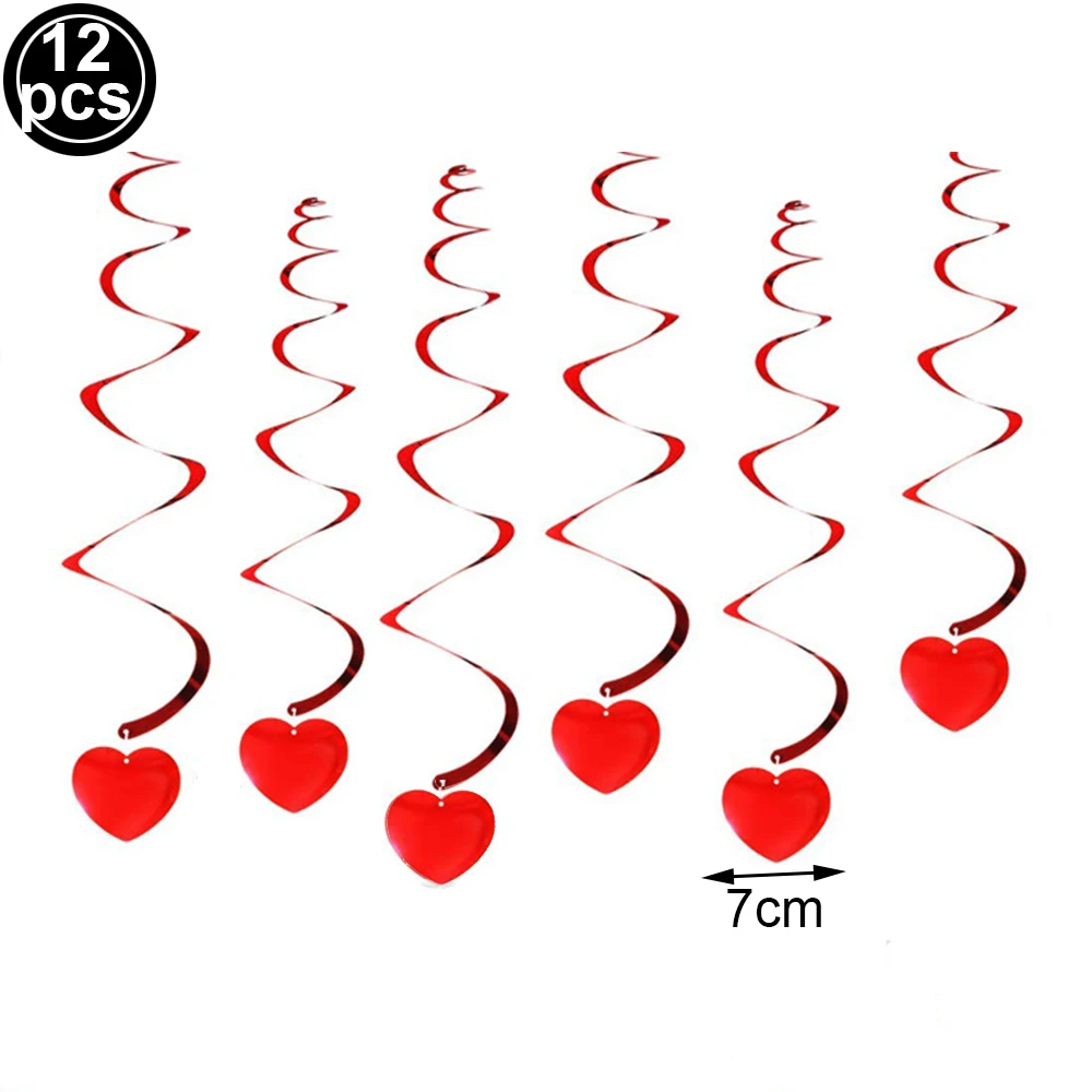 

Гирлянда из красных сердец