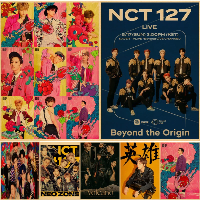 Настенные плакаты Nct 127 Художественная печать изображение дома спальни настенные