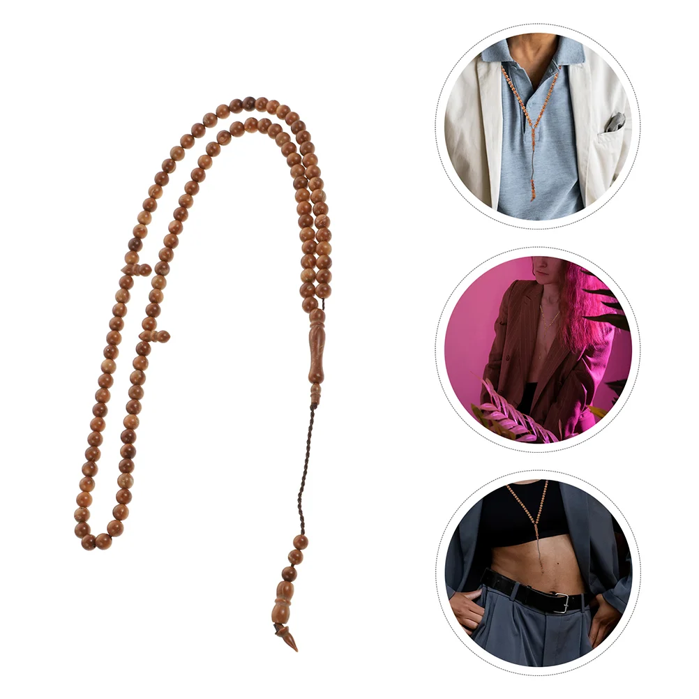 

Beads Prayer Bead Islamic Necklace Tasbih Muslim Rosary Bracelet Misbaha Hanging Tamarind Worry Dhikr Tree Worship Zikr