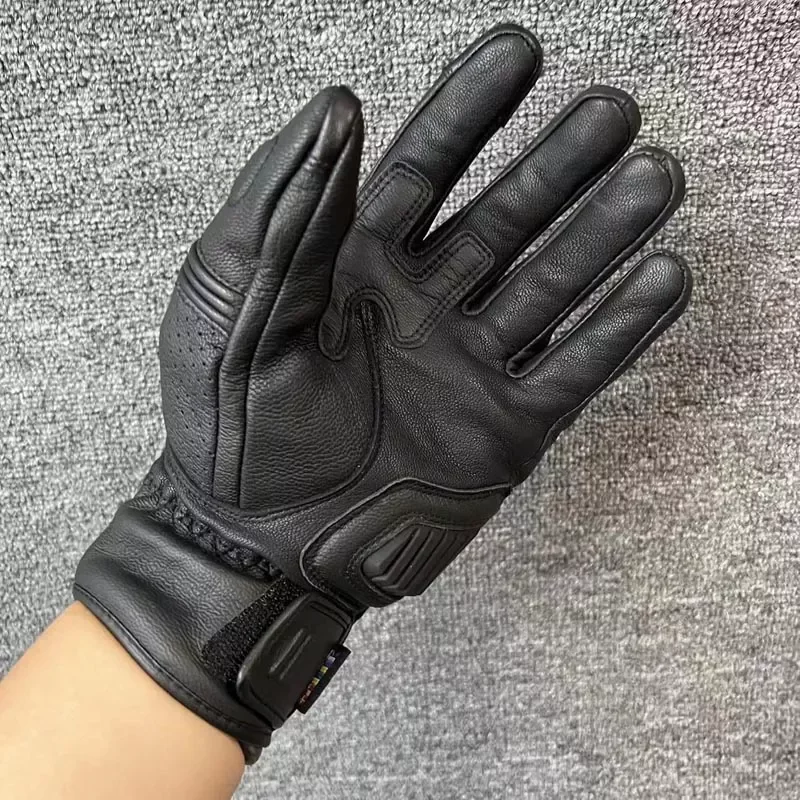 

Spring Summer Men's Moto Equipment Rukka Hero 2.0 Motorcycle Outdoor Riding Gloves Motorcycle Goat Leather Glove Touch Scree