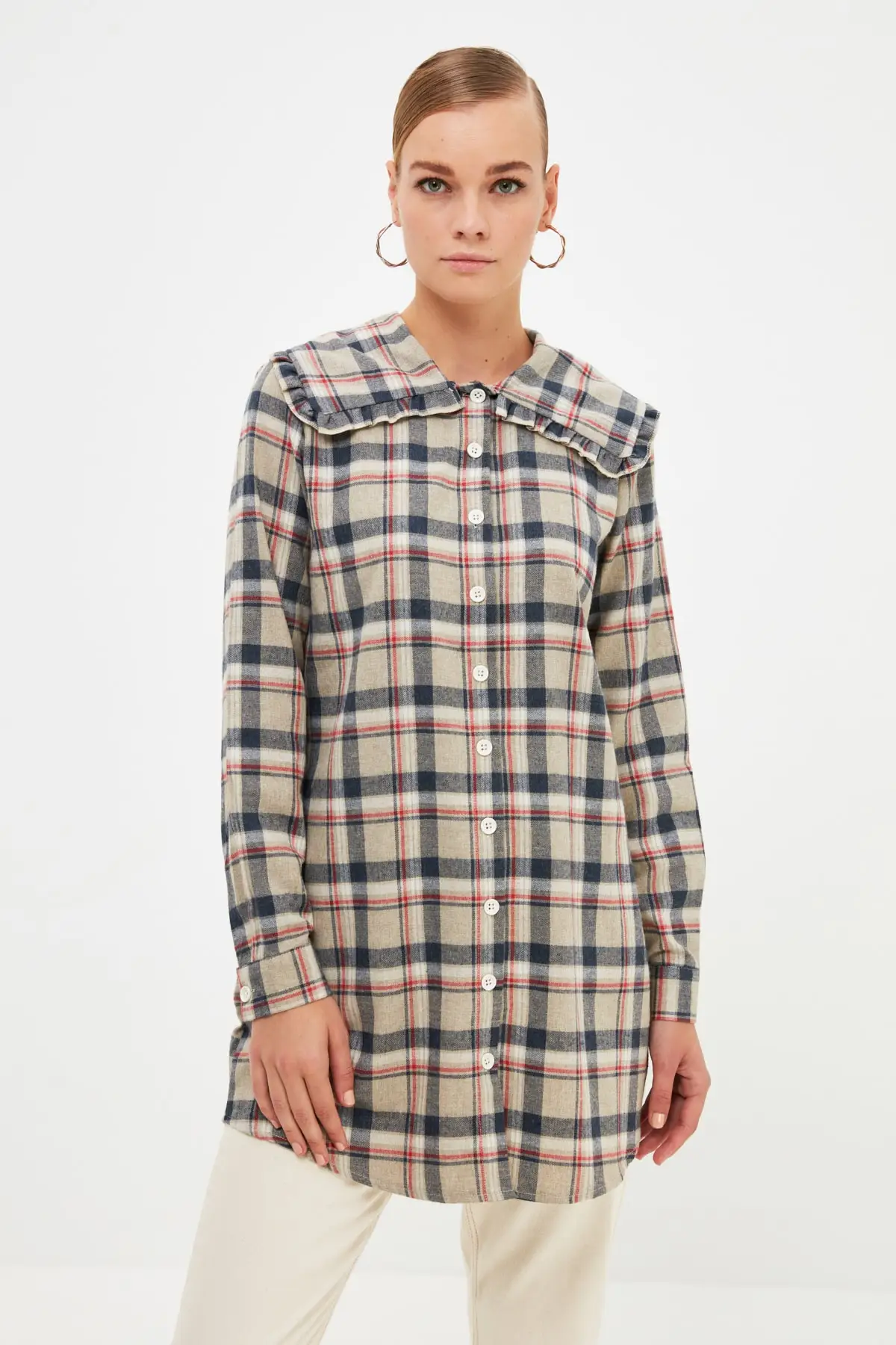 

Trendyol Peterpan Collar Tunik TCTAW22UK0006