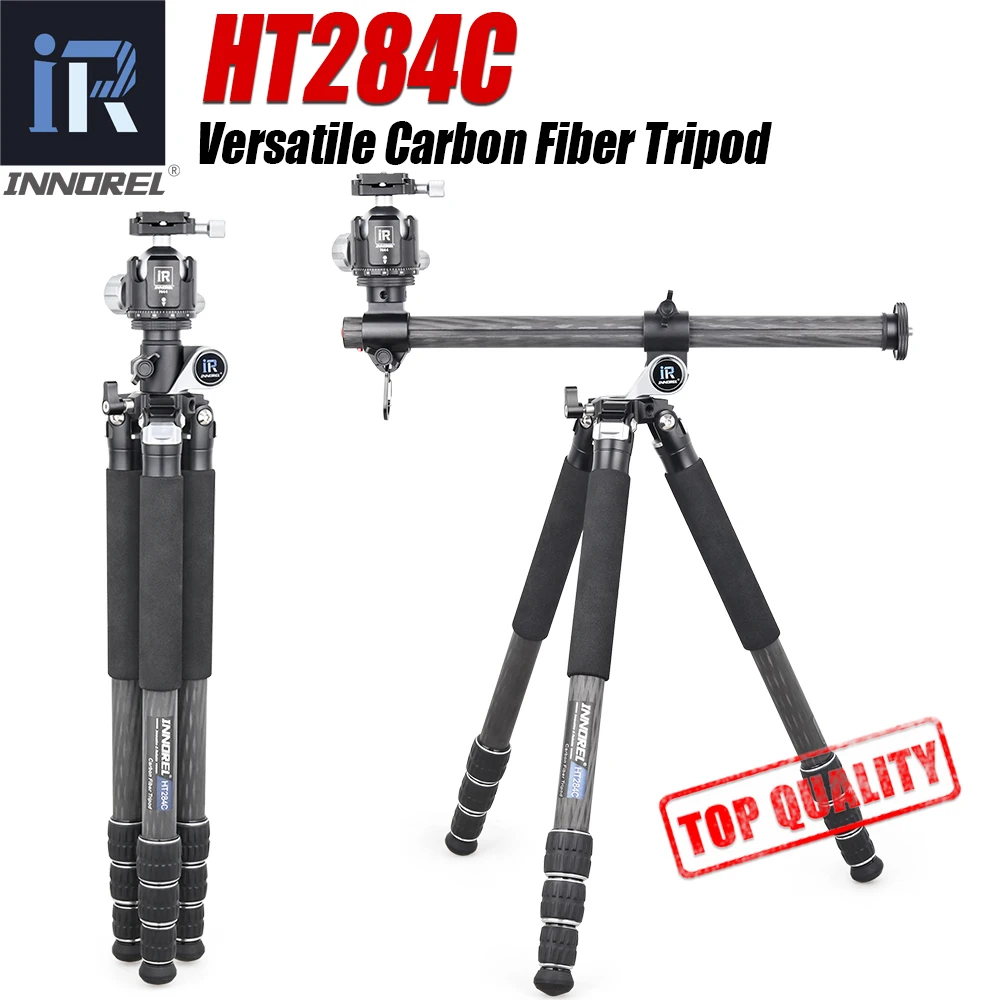 Штатив для камеры INNOREL HT284C из углеродного волокна, 182 см, с центральной стойкой