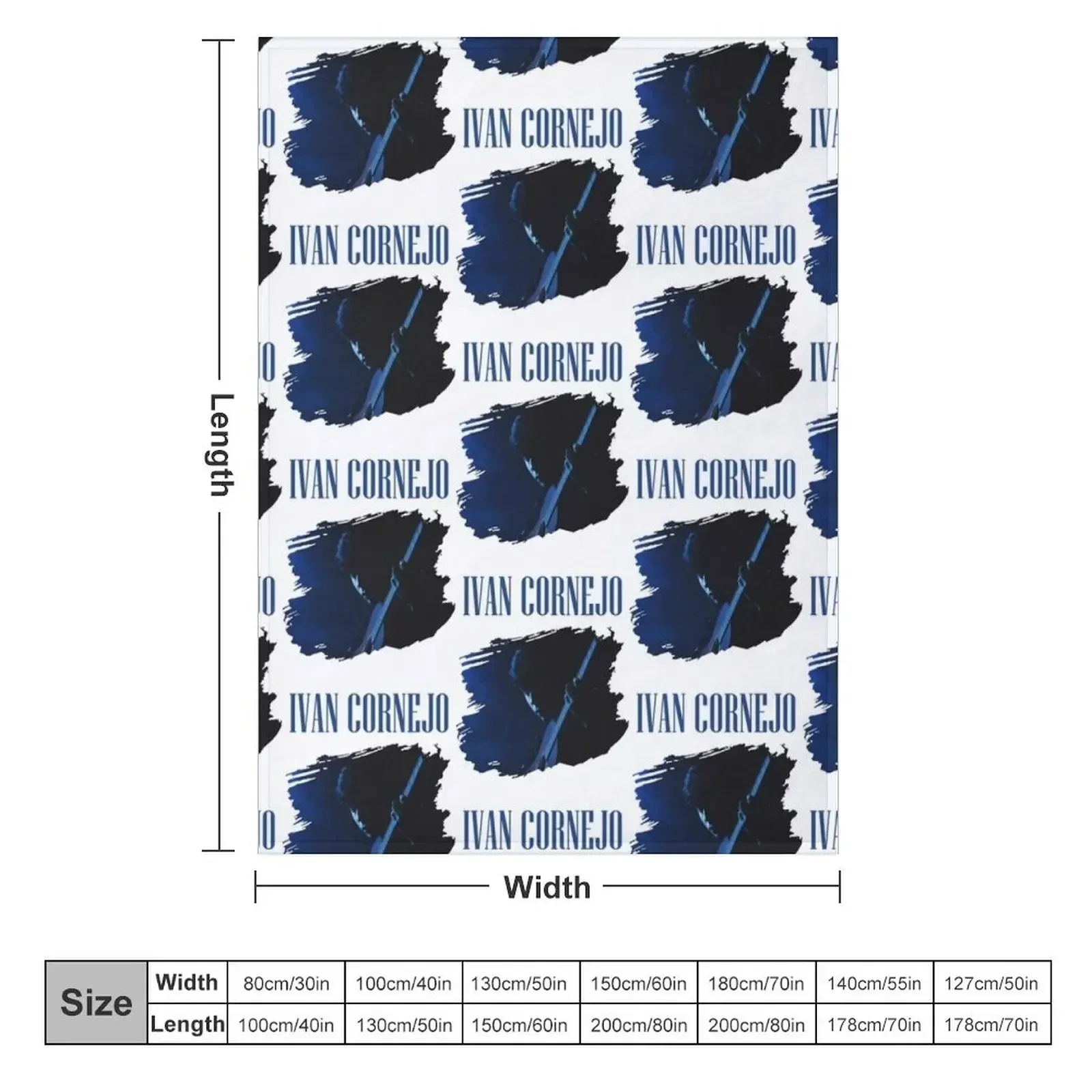 Ivan Cornejo Photo с текстом v2 Плед Фланелевые одеяла и для кровати