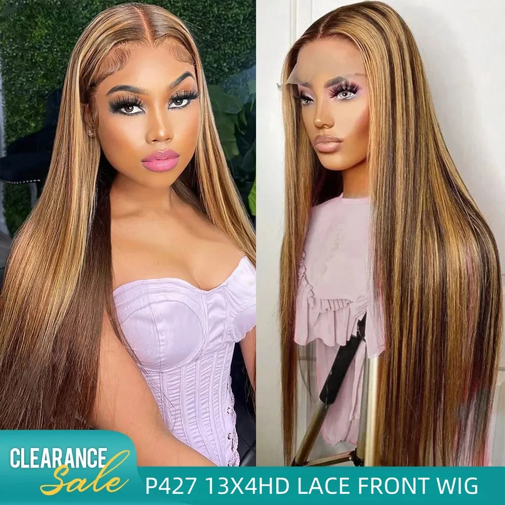 UNPROCESSED Бренд Straight 13x4 HD Parik из человеческих волос на сетке Фронтальный парик Реми