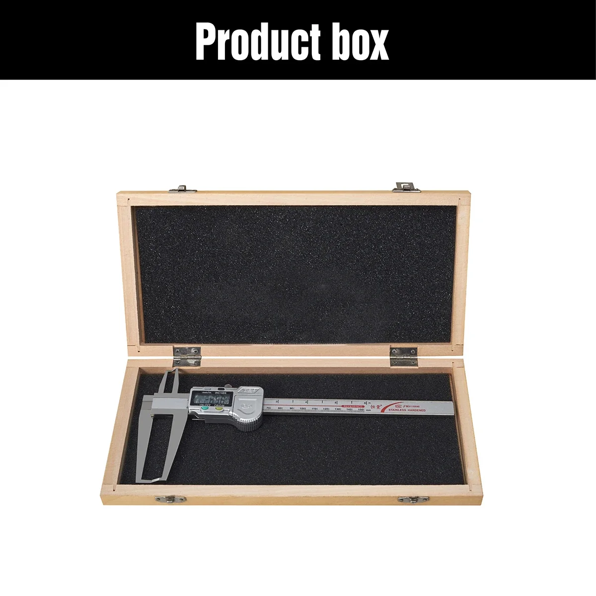 Цифровой Штангенциркуль с двойным внутренним пазом 9-150 мм