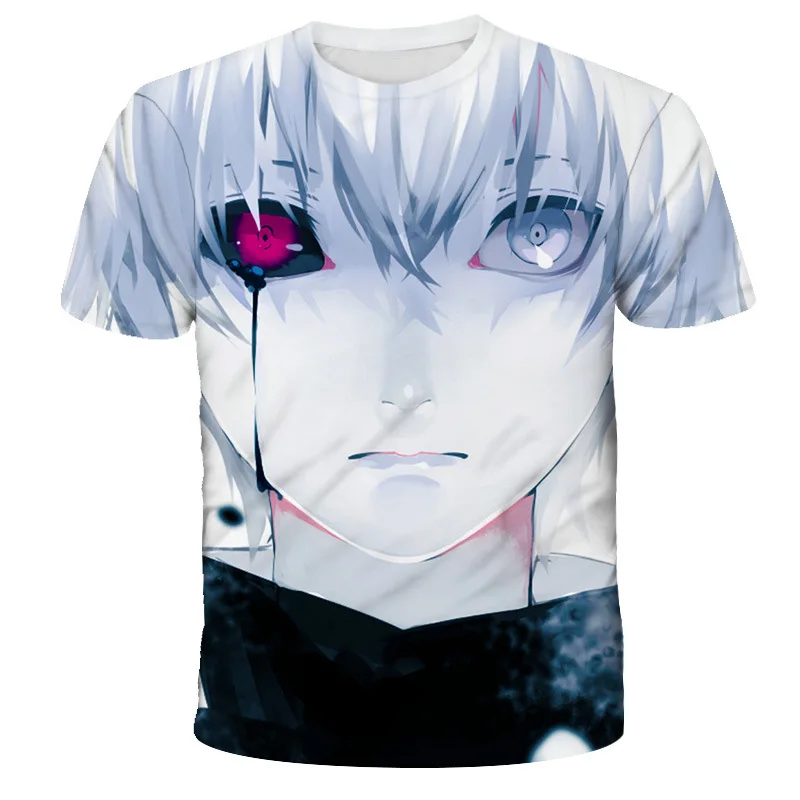 

Anime Harajuku Tokyo Ghoul 3D Graphic T Shirts Men Child Youth Printed T-shirt Boy Girl Fashion Casual Short Sleeve Clothing Tee