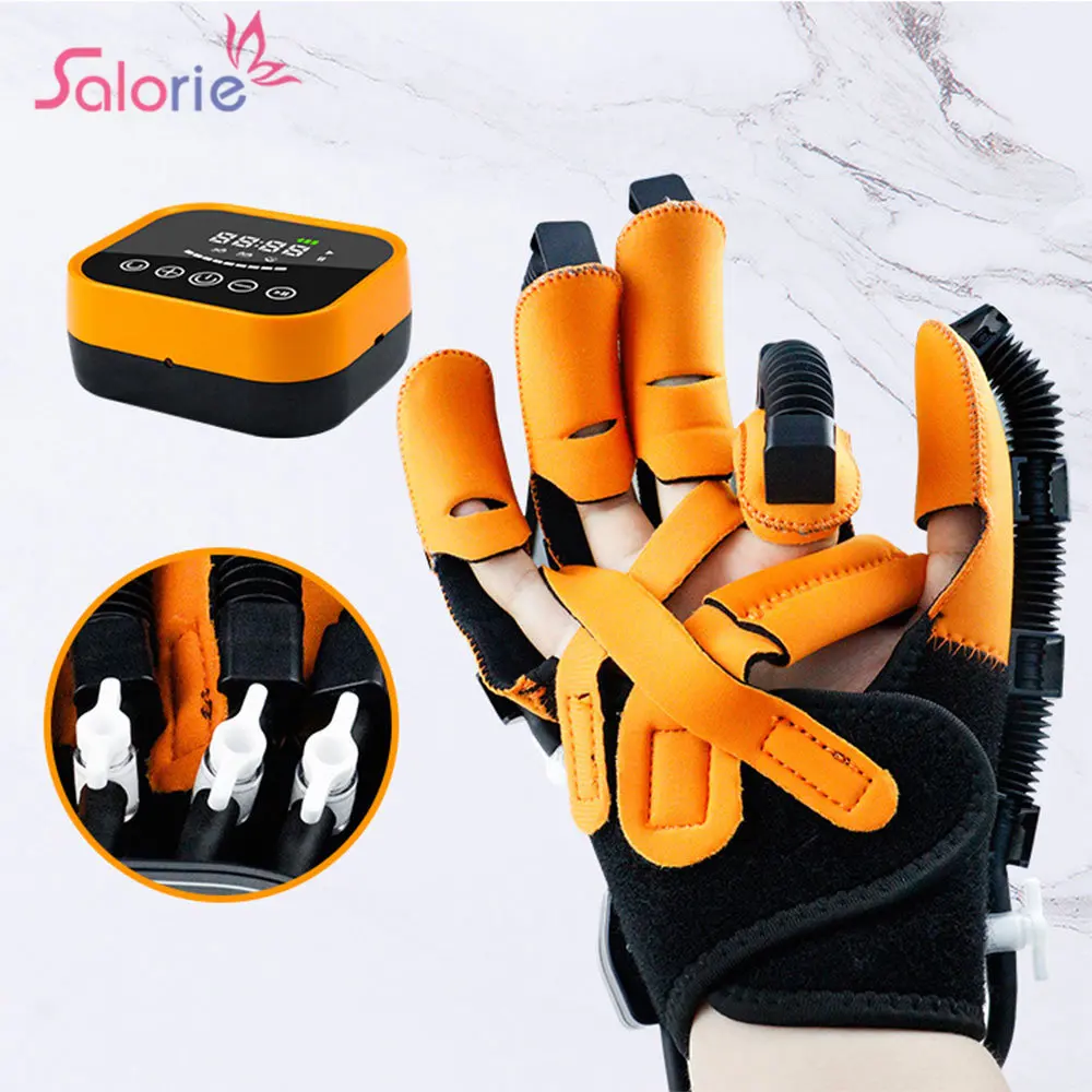 

Hemiplegia Finger Rehabilitation Trainer Therapy Physical Robot Gloves Braces & Supports Bone Care for Hand Training Exerciser