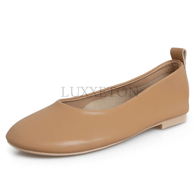 

Flat Ballet Single Shoes Women's Comfortable Solid Colour Footwear Lightweight Non-slip Slip on Loafers Zapatillas De Mujeres