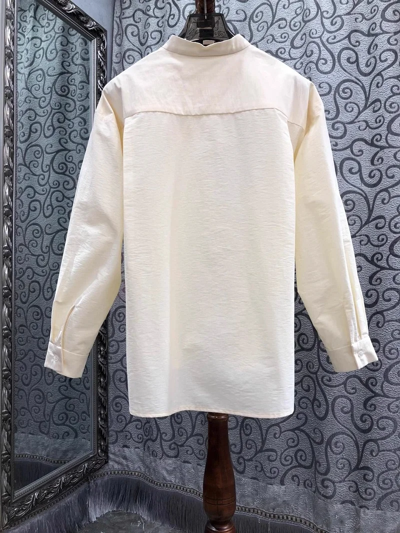 Новые горячие продажи рубашки 1920 весенний стиль женские плиссированные