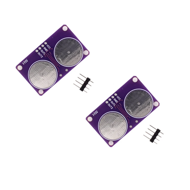 

Dual-Button Press Sensor Module Household Capacitive Press Proximity Sensor Key Switch Panel About 0-5Mm