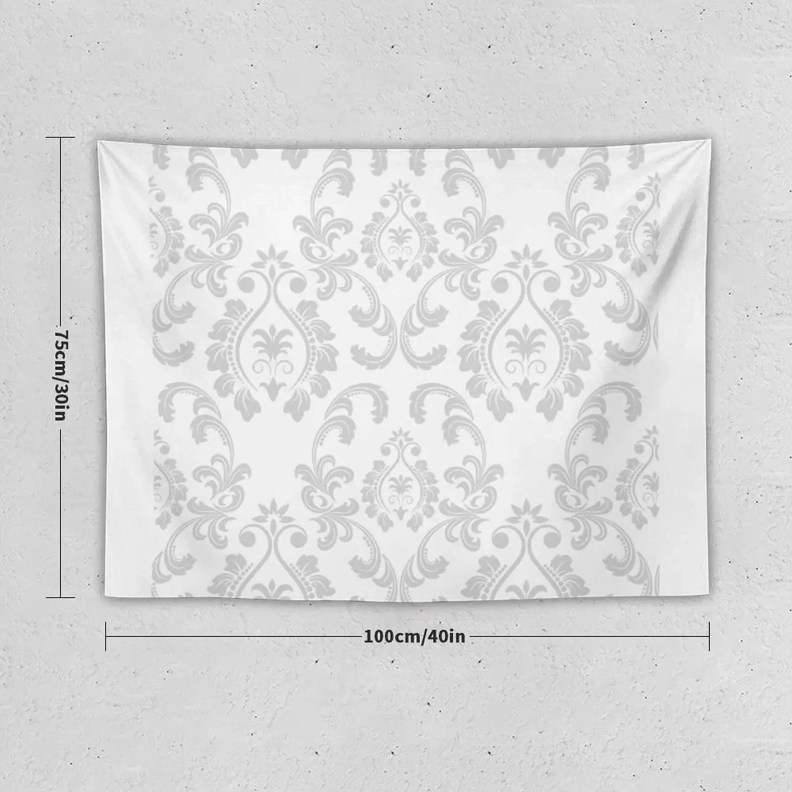 Векторный дамасский цветочный бесшовный узор. Гобелен для спальни организация и