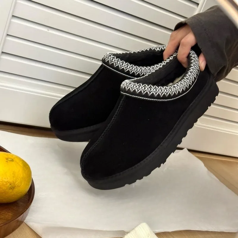 HQF UG шерстяные тапочки без платформы Ultra Mini 2024 новая модная зимняя обувь теплая