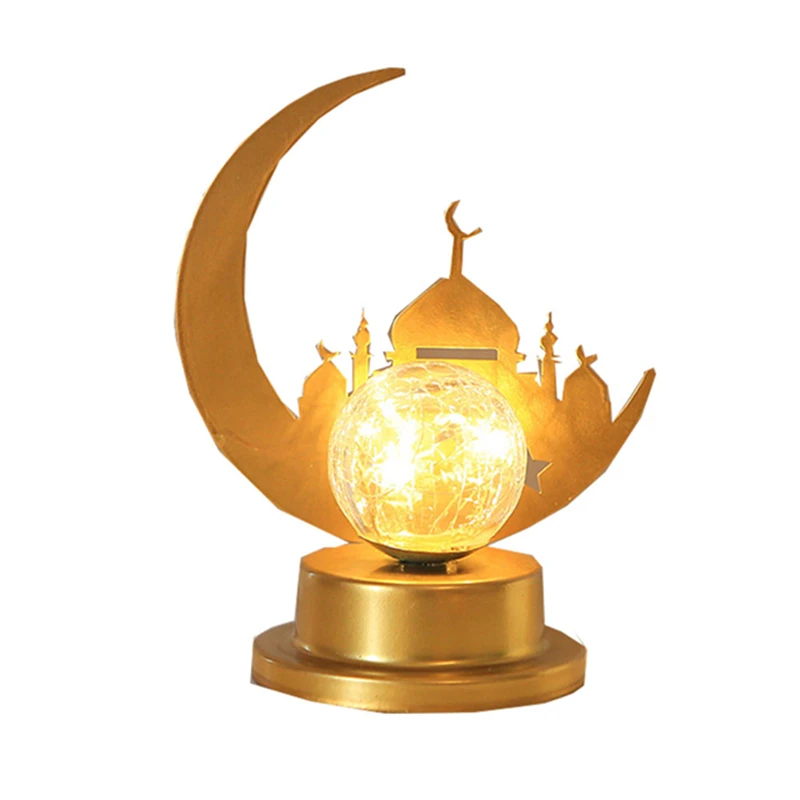 

Eid Mubarak Night Light Ramadan Mubarak Ornament LED Light Islam Muslim Table Decoration Night Light for Eid Mubarak Party Decor