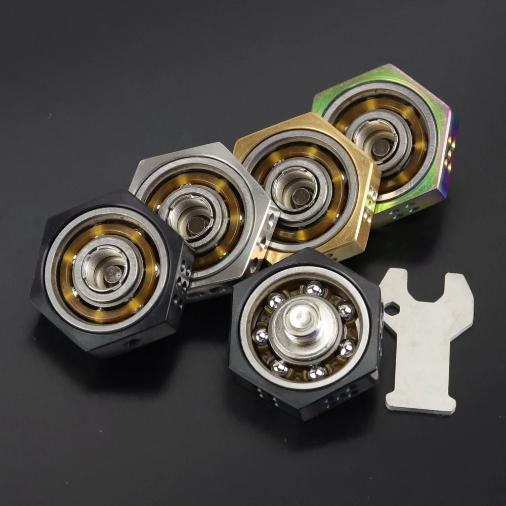 Адаптер на резьбу 510 Spinner Fidget Hand Finger с подогревом и охлаждением базы, диаметром 24 мм, подходящий для RDA, RTA, BOX MOD и Mech TUBE.