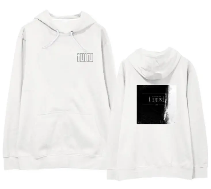 

Fashion Trend Gidle New Album I Trust Same Printing Pullover Loose Hoodies Kpop Unisex Fashion Fleece/thin Sweatshirt 3 Colors