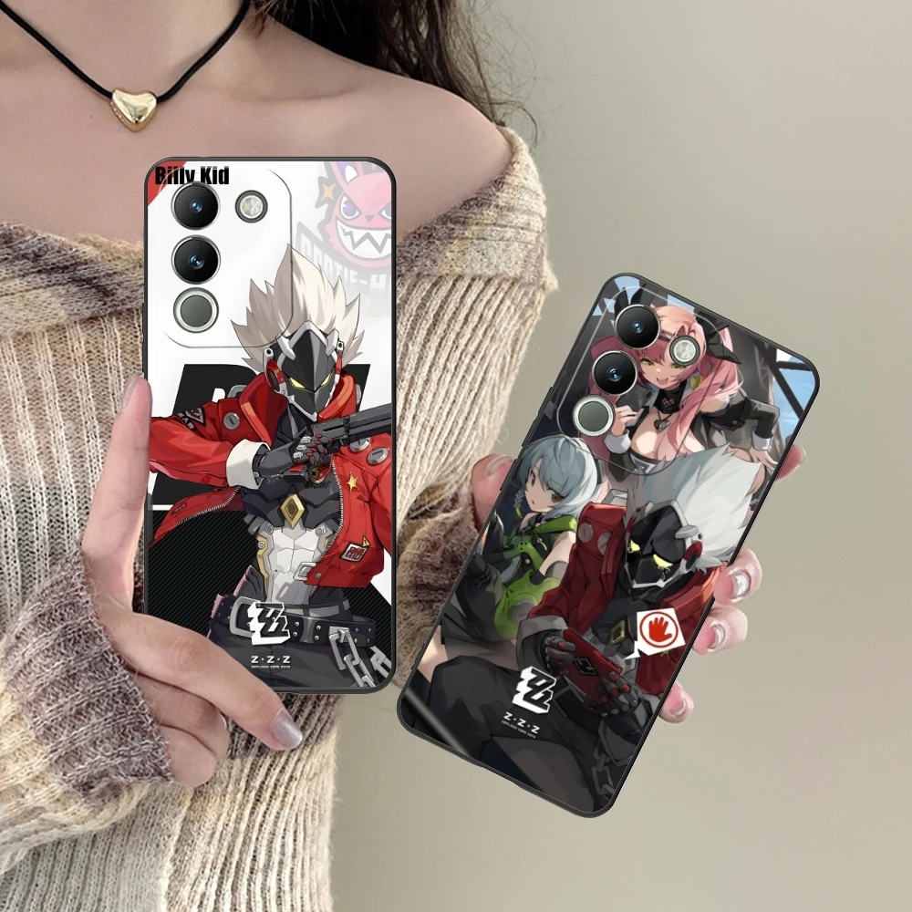 Zenless Zone Zero Billy Kid Mobile Phone Case for VIVO Y95 Y93 Y31 Y20 V19 V17 V15 Pro X60 NEX Black Soft Cover Shell