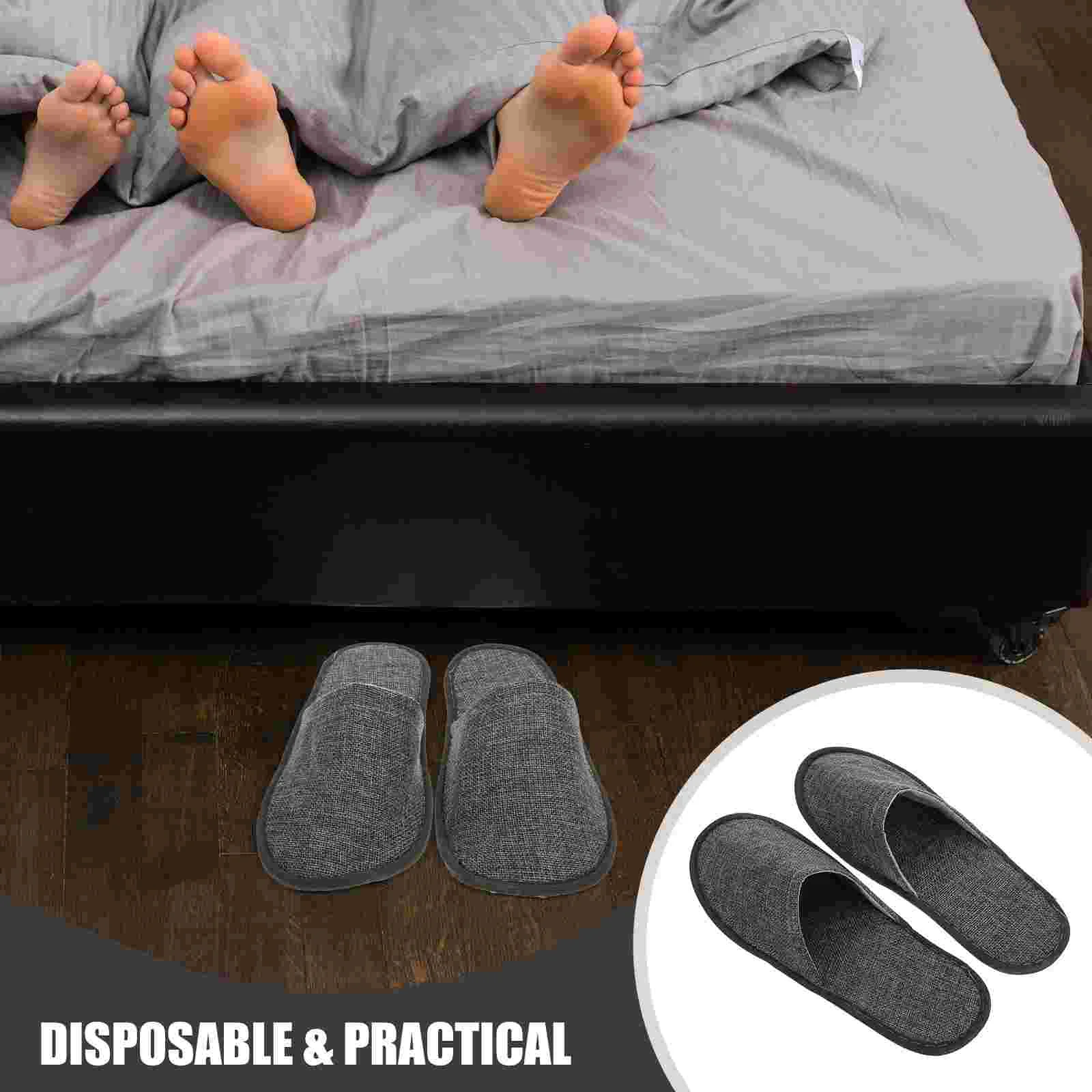 10 пар домашних и гостиничных тапочек для гостей легкая домашняя спа-обувь