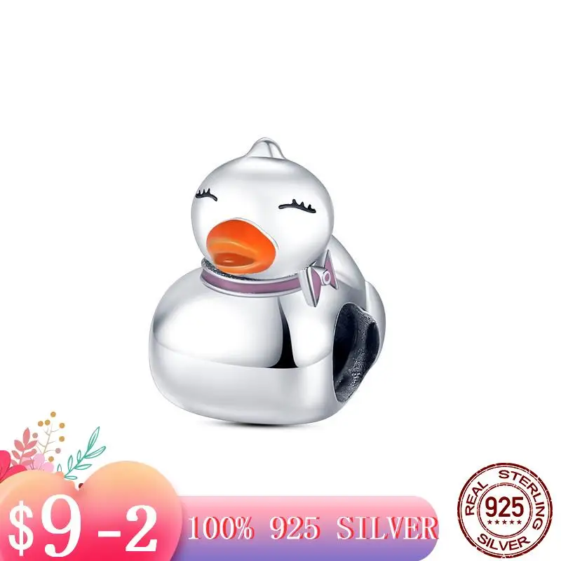 

Шарм «Мисс утка» из серебра 925 пробы для браслетов Pandora