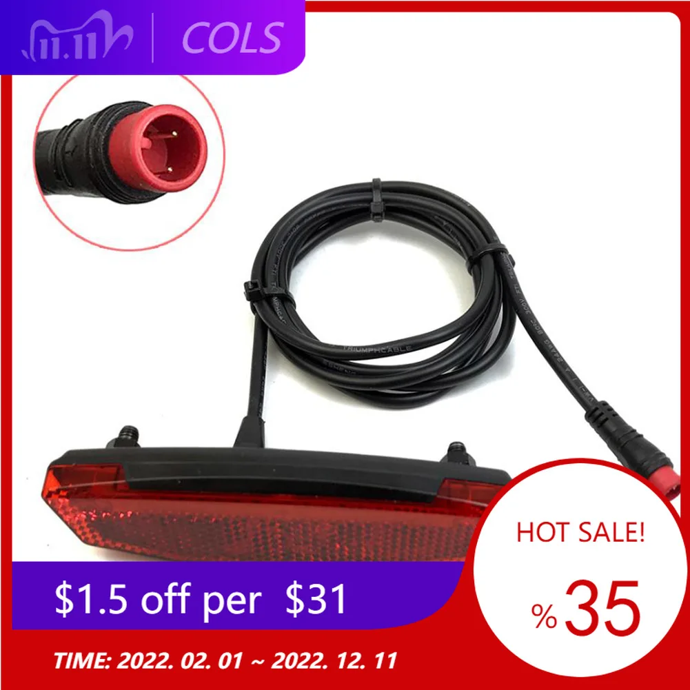 

E-scooter Tail Light Electric Bicycle Bicycle 36V/48V Ebike Rear Light SM/ Waterproof Interface Connections Bike Tail Light