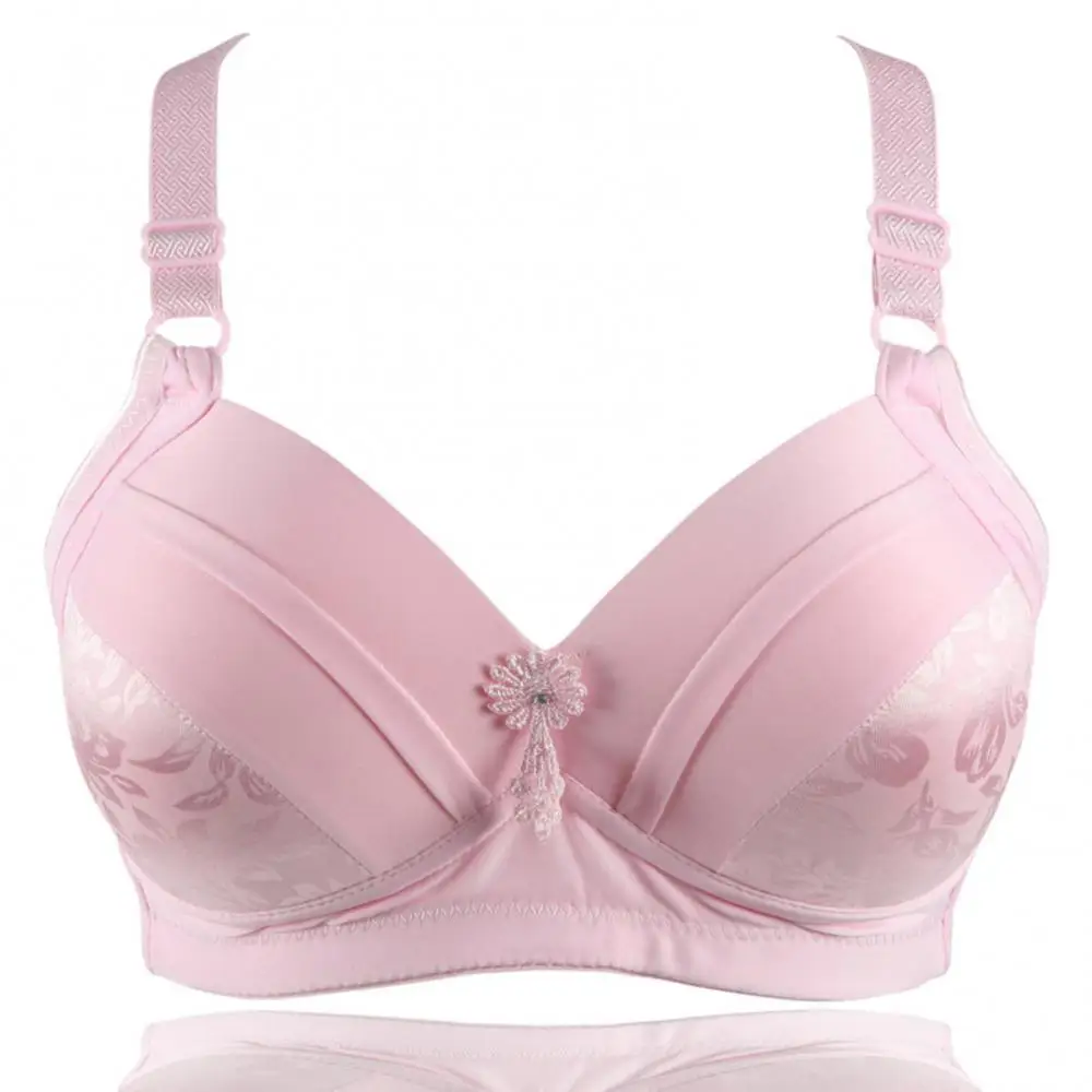 

Women's Bra Top Sexy Wireless Floral Print Underwear Push Up Breathable Cotton Bra Bralette Adjustable Large size Seamless Bras