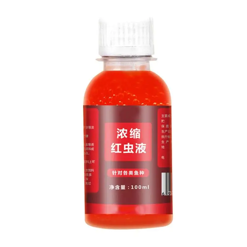 

Fishing Bait Additive Liquid Concentrated Red Worm Liquid Attractive Smell Bait Tackle High Concentration Fish Bait Attractant