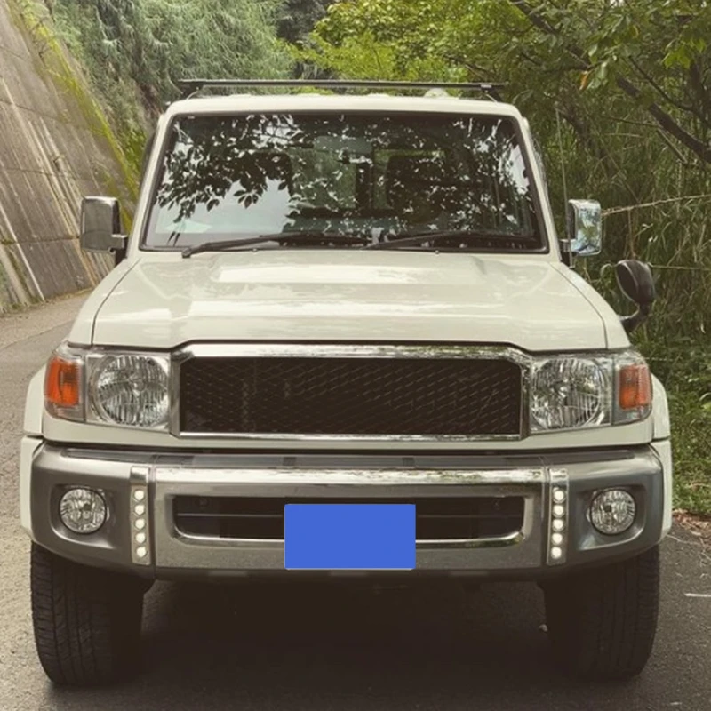 

Для Toyota Land Cruiser Prado LC70 75 76 79 гоночная решетка передний бампер решетка комплект аксессуаров