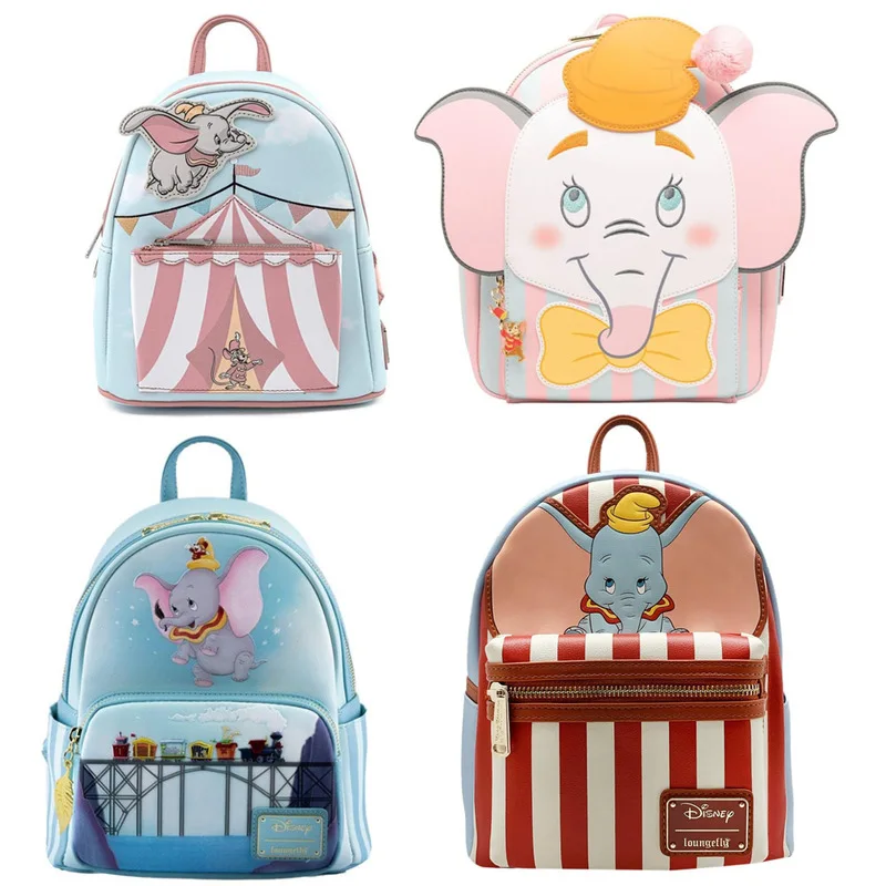 Новый мини-рюкзак Loungefly Disney рюкзак Дамбо детский милая мультяшная сумка для