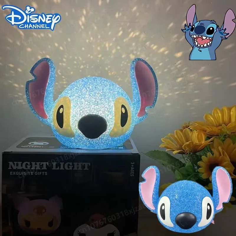 Новая проекционная лампа Disney Stitch Star мультяшная фигурка 3D кукла креативный ночник