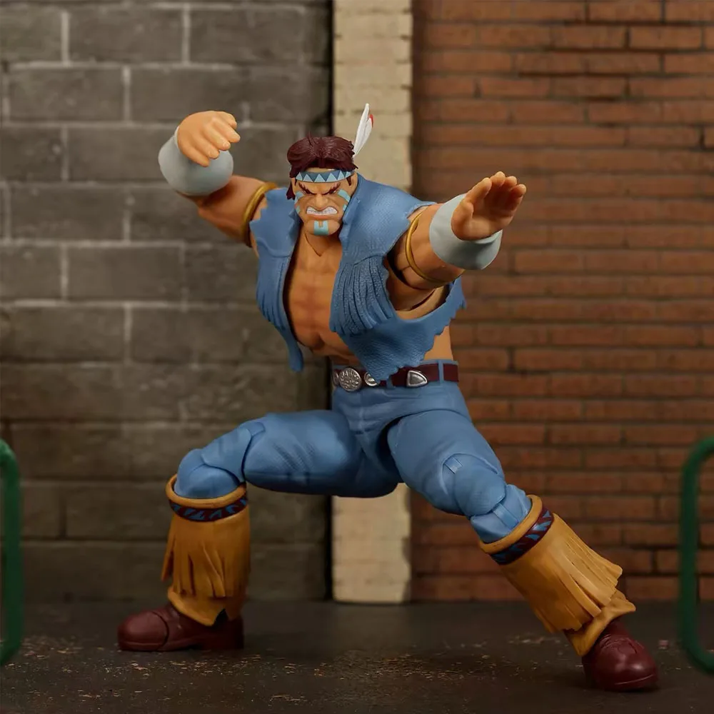 Фото Оригинальная коллекционная фигурка Jada Toys Street Fighter II: Бланка Блю, Т. Хок и Сангирв Зангиэф, масштаб 1/12 №3