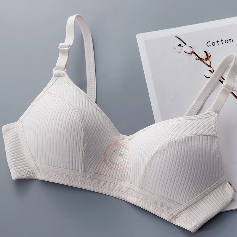 

Training Small Bra For Teenage Girls Child First Sport Puberty Girl Underwear Teen School Fitness Bra 12-18 Youth Breast Bra