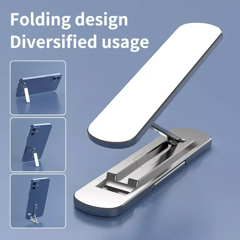 

Lovebay Magnetic Phone Holder Aluminum Folding Phone Mount Invisible Mini Support High Quality Metal Holder 360 Rotatable Stand