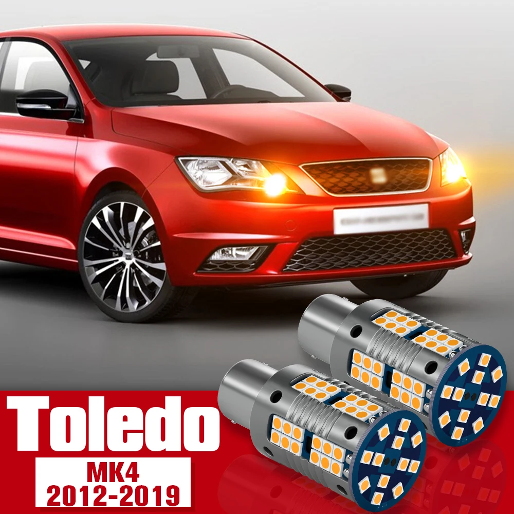 

2pcs Turn Signal Light Accessories LED Bulb Lamp For Seat Toledo MK4 2012-2019 2013 2014 2015 2016 2017 2018