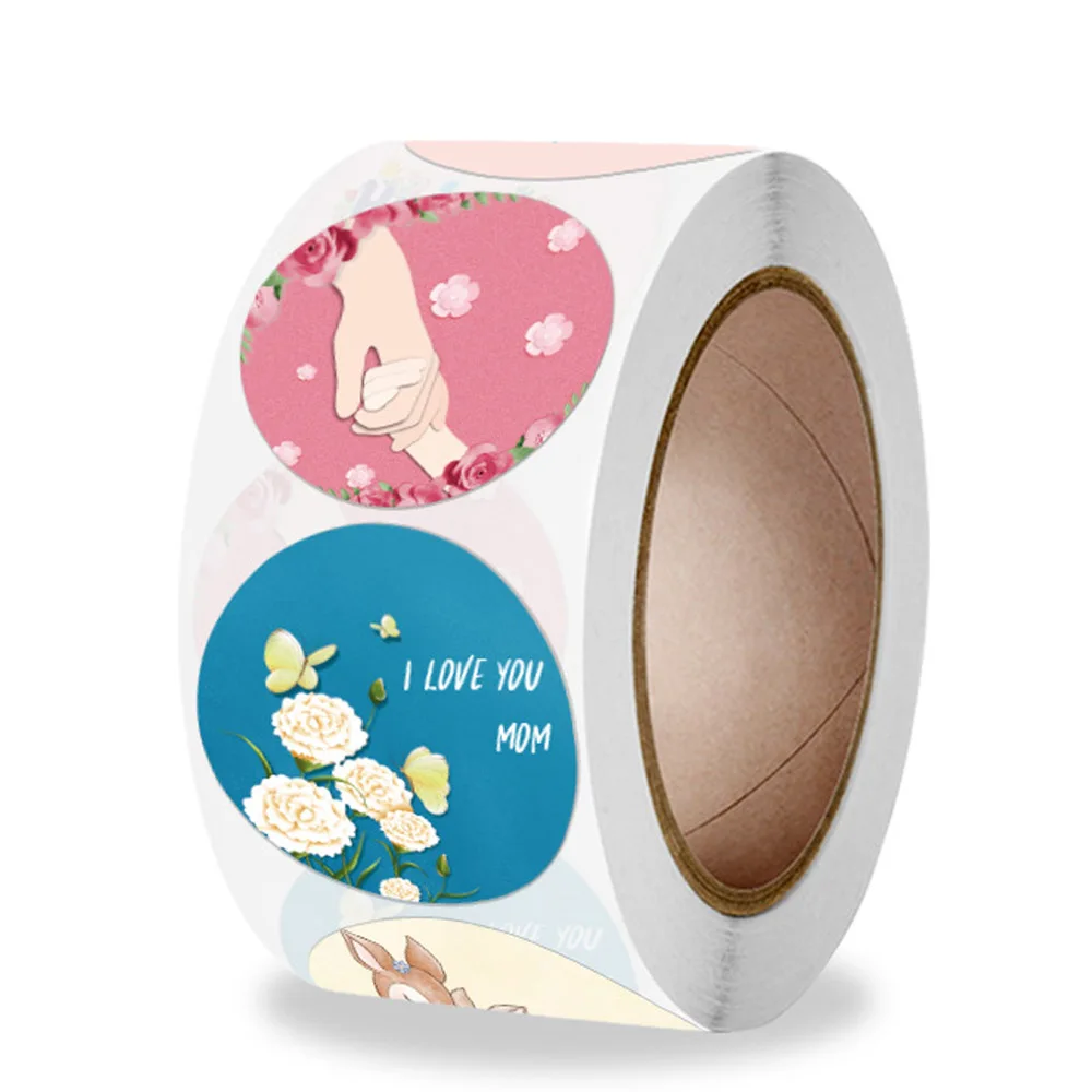 

Набор наклеек "Спасибо", цветы, 100-500 шт