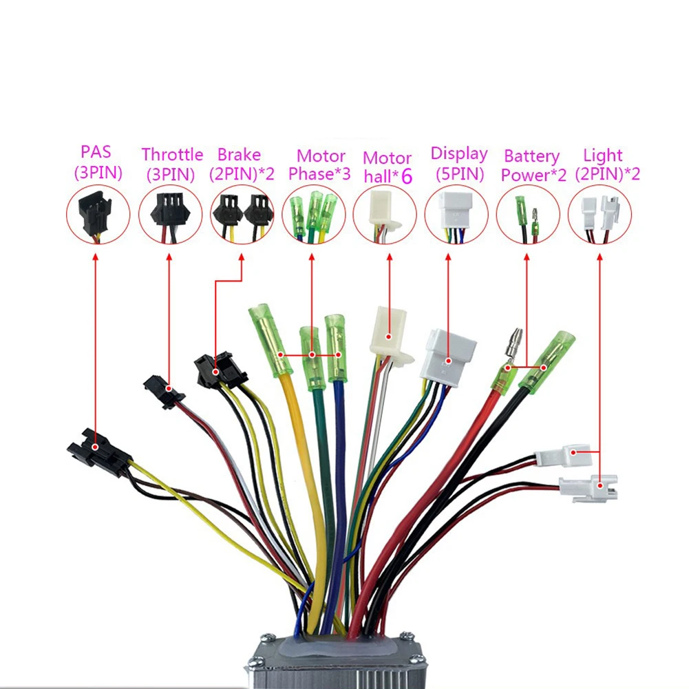 

Motor Controller Panel Kits 36/48V 42*83mm E-Bike Brushless Panel Scooter S800 LED Display Speed Motor Controller High Quality