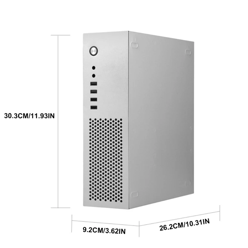 Металлический корпус миниатюрного настольного компьютера A10 со стратегической