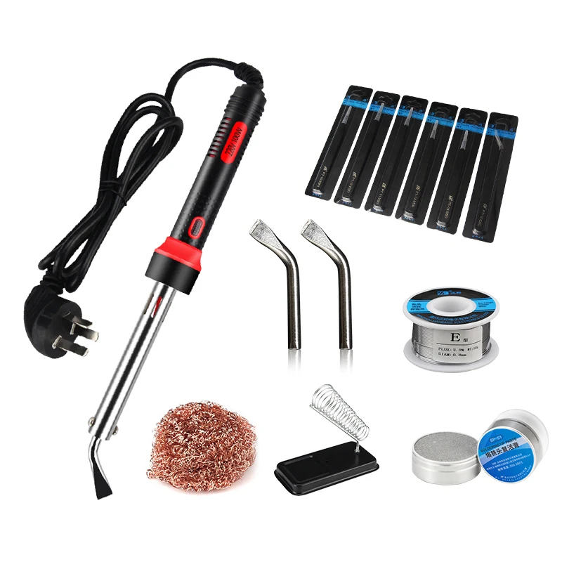 

220V 100W Adjustable Temperature Soldering Iron Soldering Rework Repair Tool 7 In 1 rework station Electric Soldering Iron