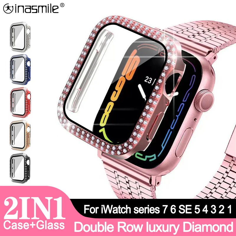Чехол для часов Apple Watch защитный чехол iWatch Series 7 SE 6 5 4 3 2 45 мм 41 44 40 42 38 | Электроника