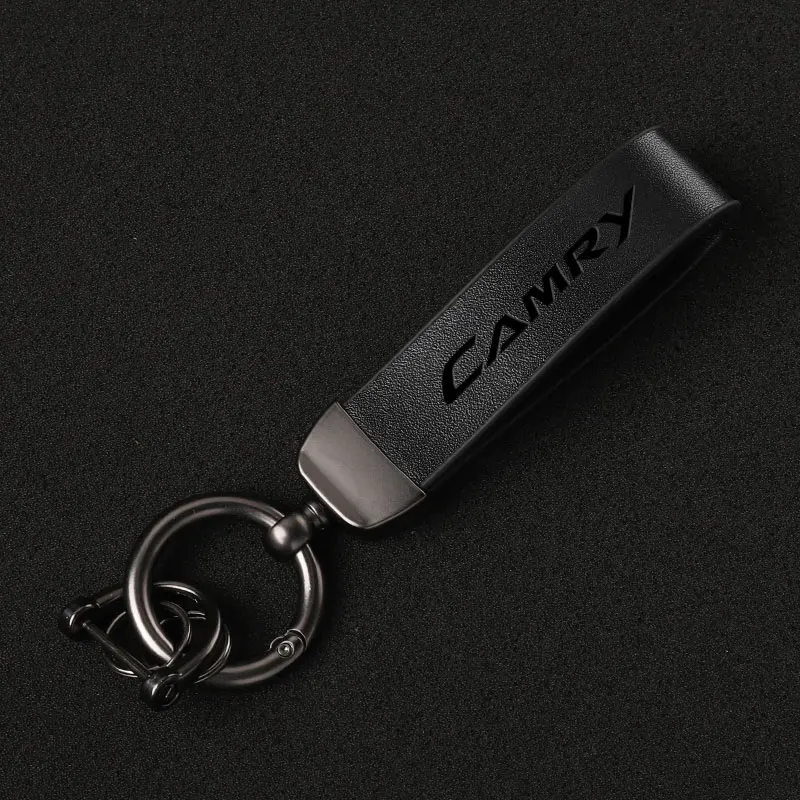 

Модный брелок из натуральной кожи, автомобильный брелок для ключей, ювелирные изделия, подарок на заказ для TOYOTA camry, автомобильные аксессуары