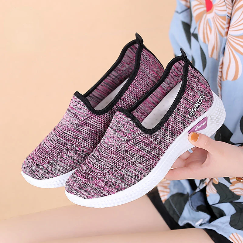 

Новинка, летние легкие дышащие женские кроссовки для бега из сетчатого материала, женские весенние кроссовки, Женская Повседневная Вулкани...