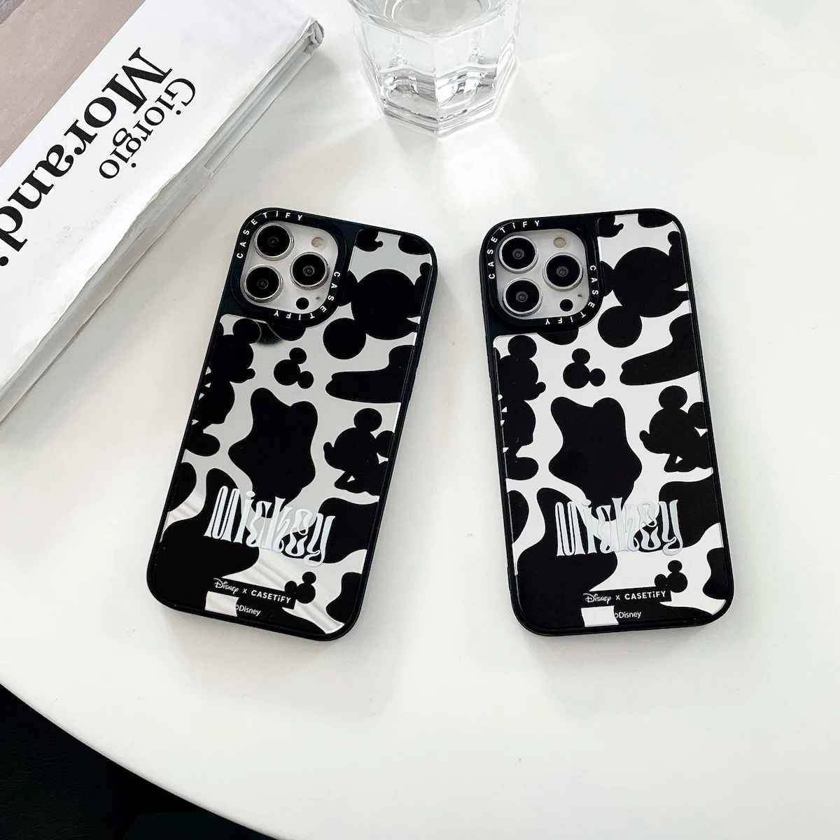 

milk pattern with vanity mirror mouse Phone Cases For iPhone 14 13 12 11 Pro Max XR XS MAX 8 X 7 SE 2020 design-casetify