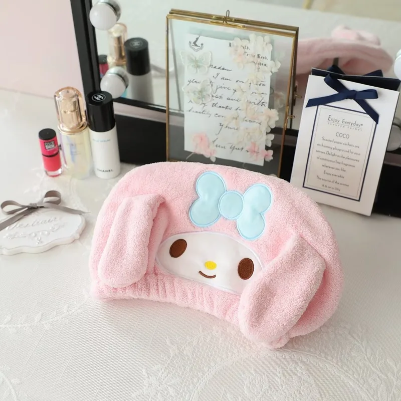 Sanrio Cinnamoroll мультяшная утолщающая впитывающая шапочка для сушки волос Kuromi