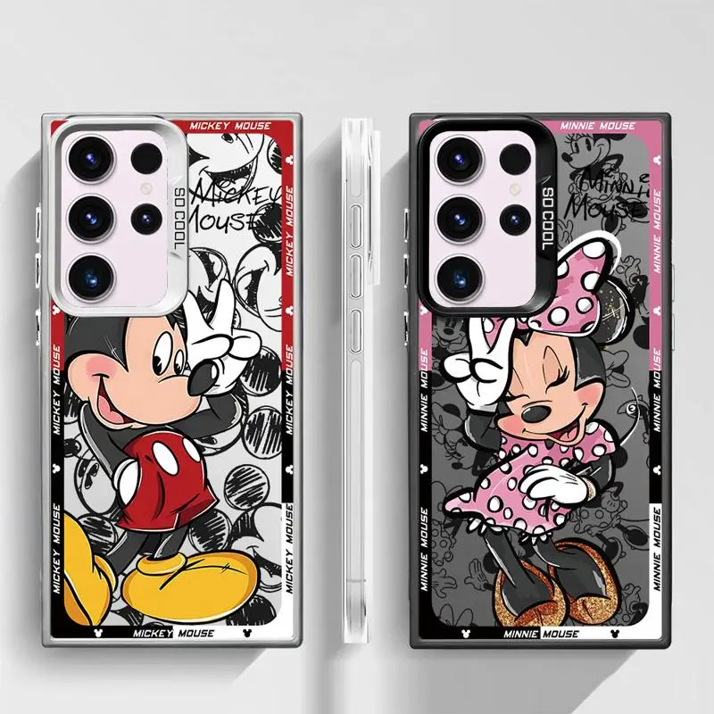 Disney Микки Маус симпатичная фотосессия для GalaxyNote20 20Ultra S21 S23 S20 S24 Plus S22 Ultra FE