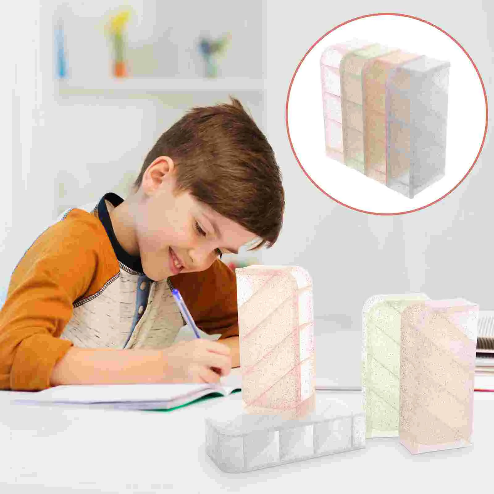 

Настольный держатель для ручек, 4 шт., органайзер, пластиковый маленький держатель для ручек