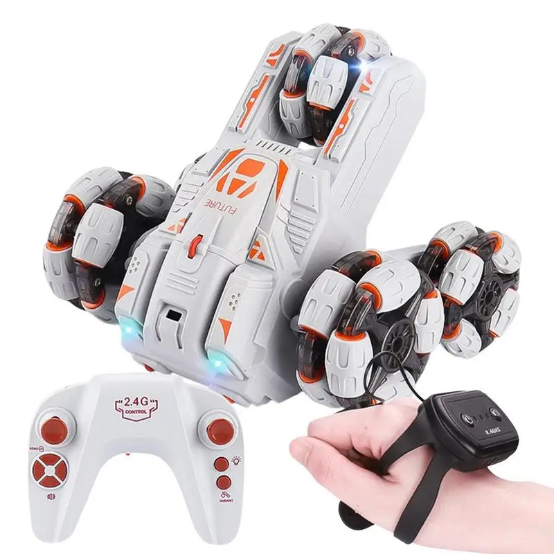 

Remote Control Car Gesture Sensing RC Stunt Car 360 Rotating RC Stunt Car Gesture Sensing Kids Cars Boys Gifts For Age 3 4 5 6 7
