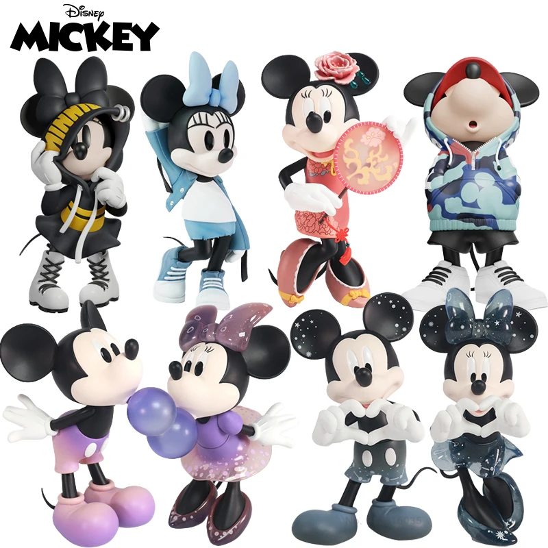 Anime Action Figures Desktop Decoration Minnie Model Doll Home Ornament Valentine's Day Gift