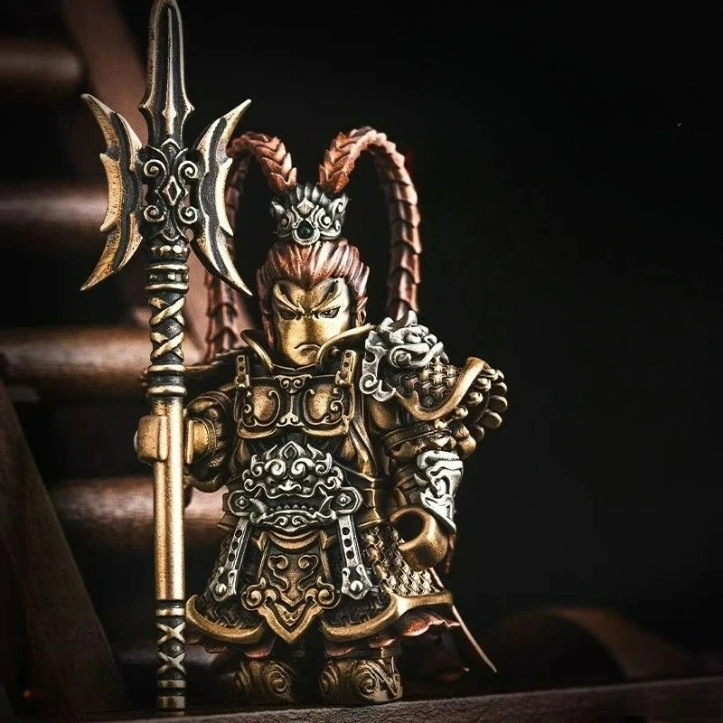 Лу Бу орнамент настольный медный металлический кулон древние общие модные игрушки магнитные металлические фигурки джеймс дэйвис древние греки