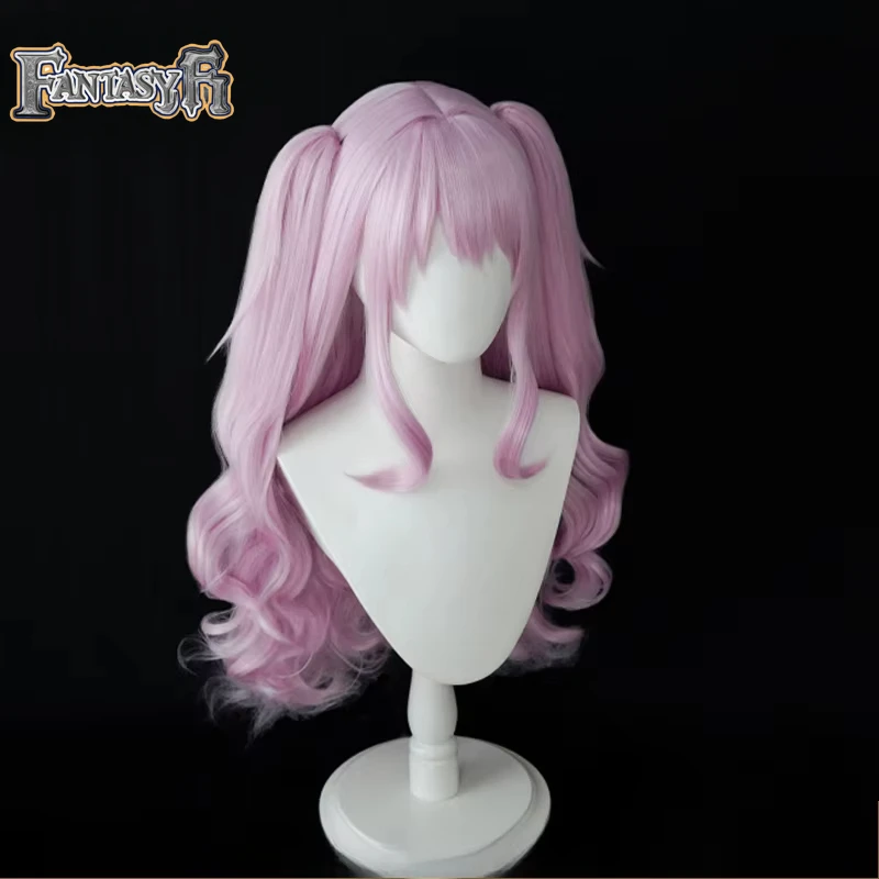 Аниме Парик Юни с двумя хвостиками БОГИНА ВЕКТОРИИ: Никки Косплей Розовый