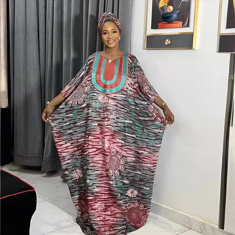 Африканская одежда платья африканские для женщин мусульманская Мода Abayas Boubou