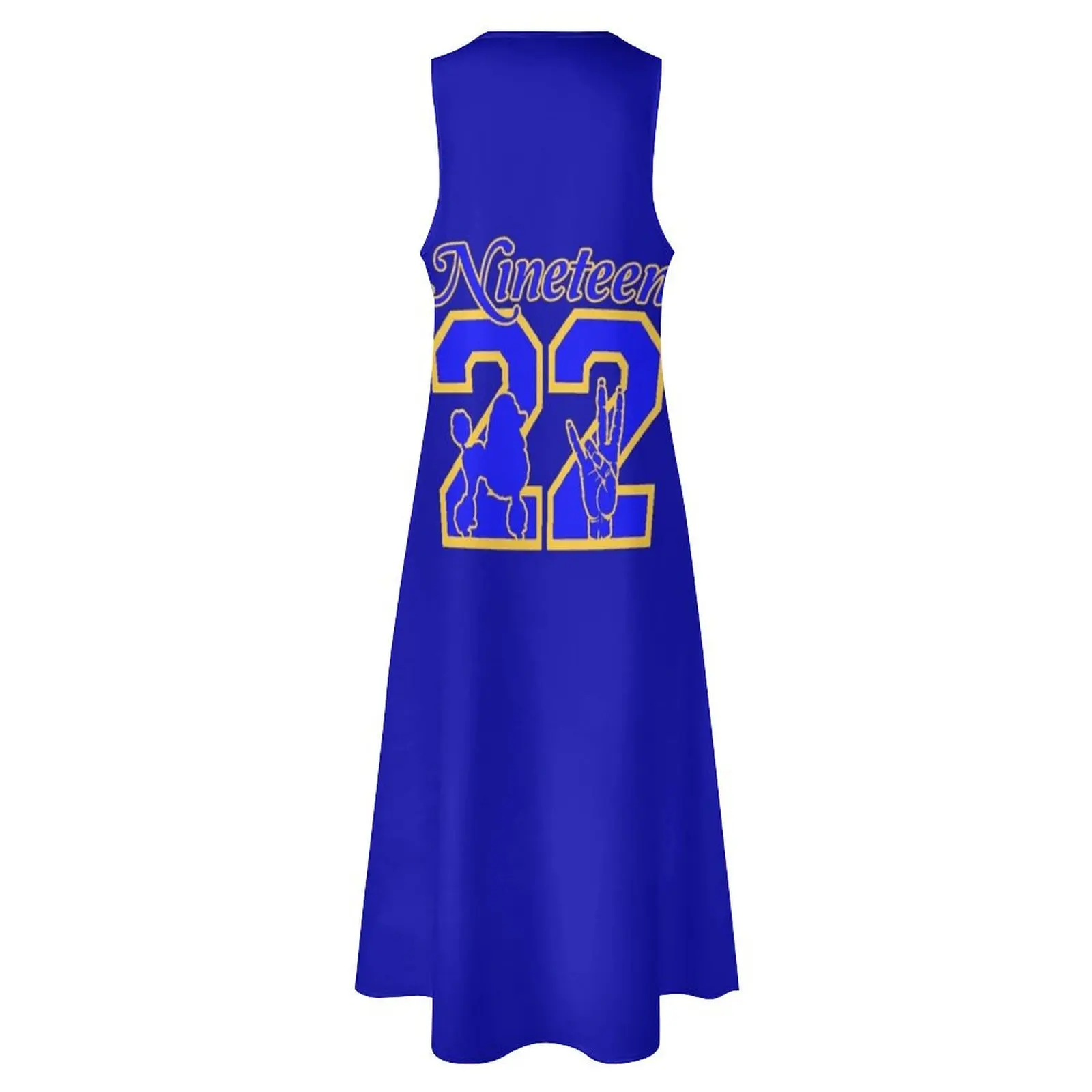 Sigma 1922 Пудель Ручной знак Gamma Rho Подарочное длинное платье вечерние платья женские