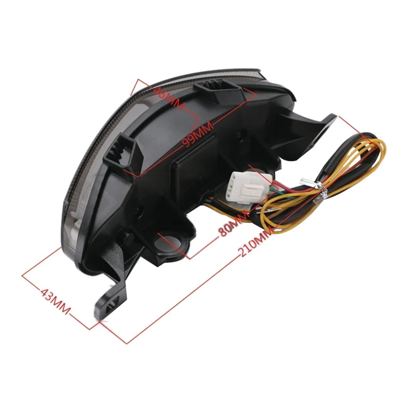 Для Kawasaki Ninja 650R ER6N ER-6N ER6F 2009 2010 2011 светодиодные задние фонари задний тормозной